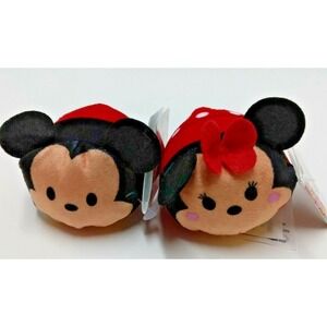 New Disney Mickey Mouse Minnie Mouse  Mini‎ Tsum Tsum Plush Set Kids Toy